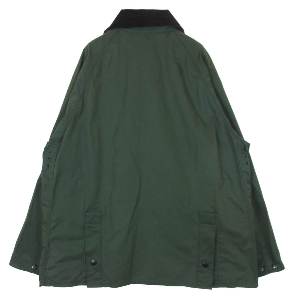 Barbour バブアー 231MCA0933 OS PEACHED BEDALE CASUAL ビデイル ピーチスキン ノンオイルド ジャケット グリーン系 38【中古】