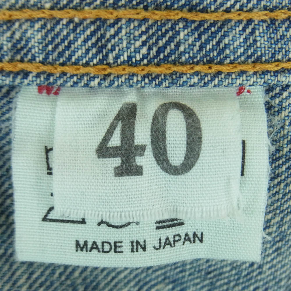 WAREHOUSE ウエアハウス 2002 2ND TYPE デニム ジャケット コットン 日本製 インディゴブルー系 40【中古】
