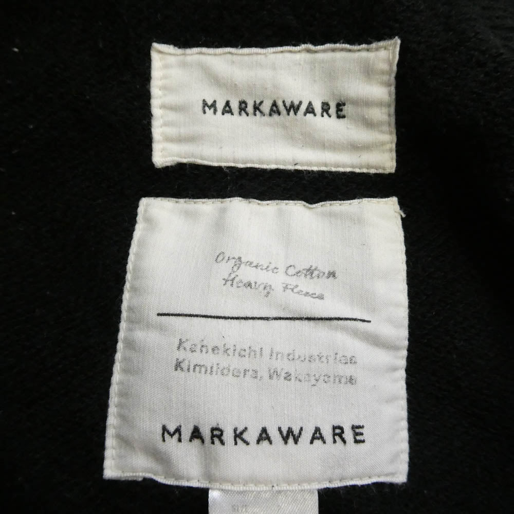markaware マーカウェア A21C-07PT01C GYM PANTS ORGANIC COTTON HEAVY FLEECE スウェットパンツ ブラック系 2【中古】
