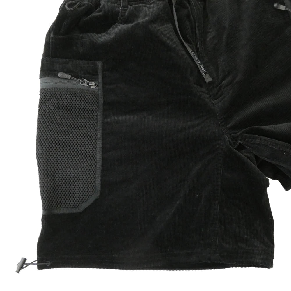 STABRIDGE スタブリッジ GRIP SWANY グリップスワニー コーデュロイ カーゴショーツ ブラック系 L【中古】