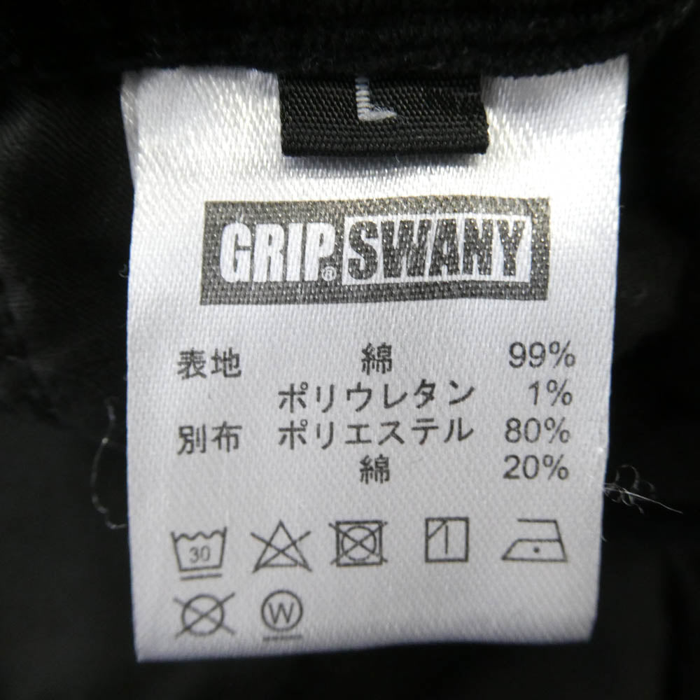 STABRIDGE スタブリッジ GRIP SWANY グリップスワニー コーデュロイ カーゴショーツ ブラック系 L【中古】