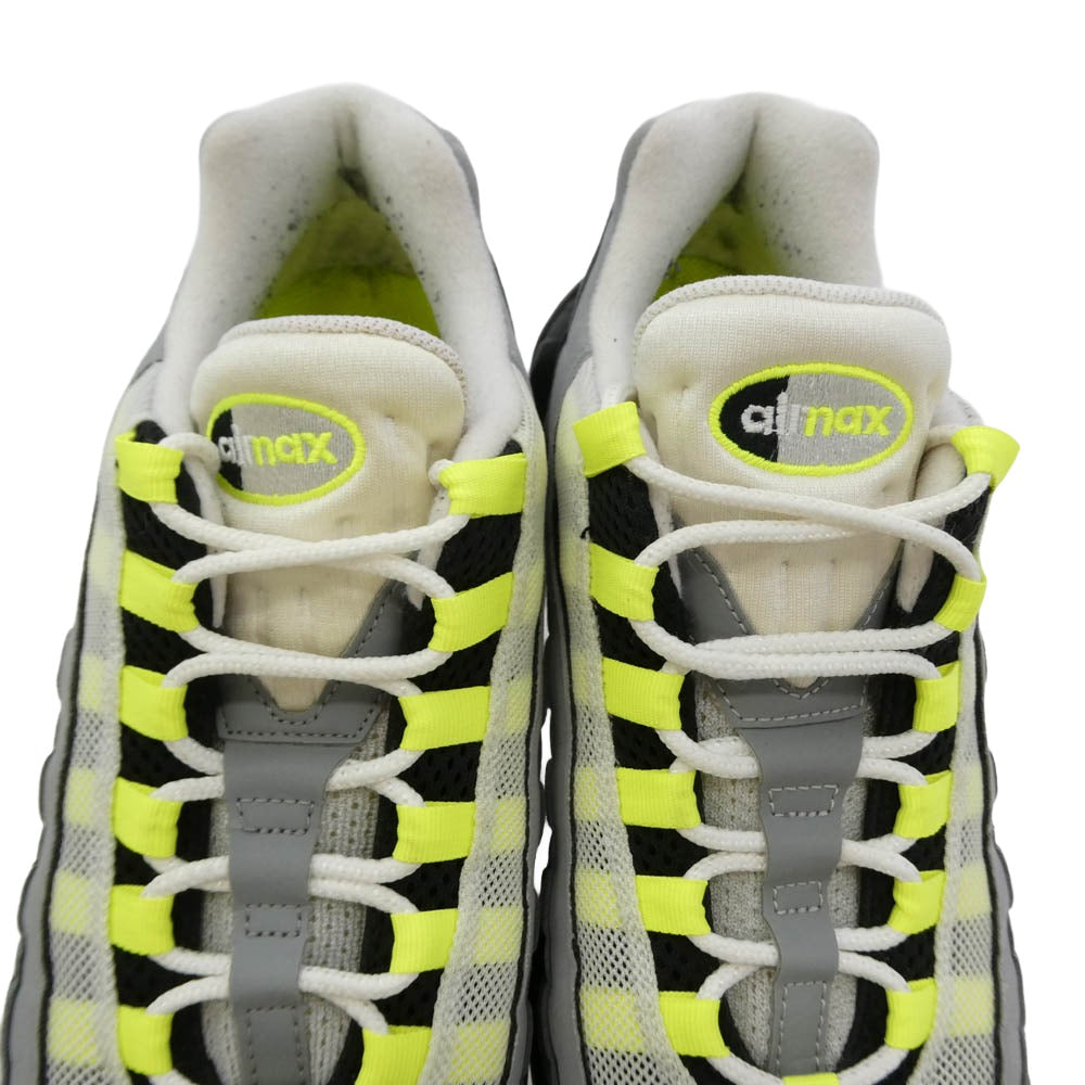 NIKE ナイキ CT1689-001 AIR MAX95 OG Neon Yellow エアマックス ネオンイエロー グレー系 28.5cm【中古】