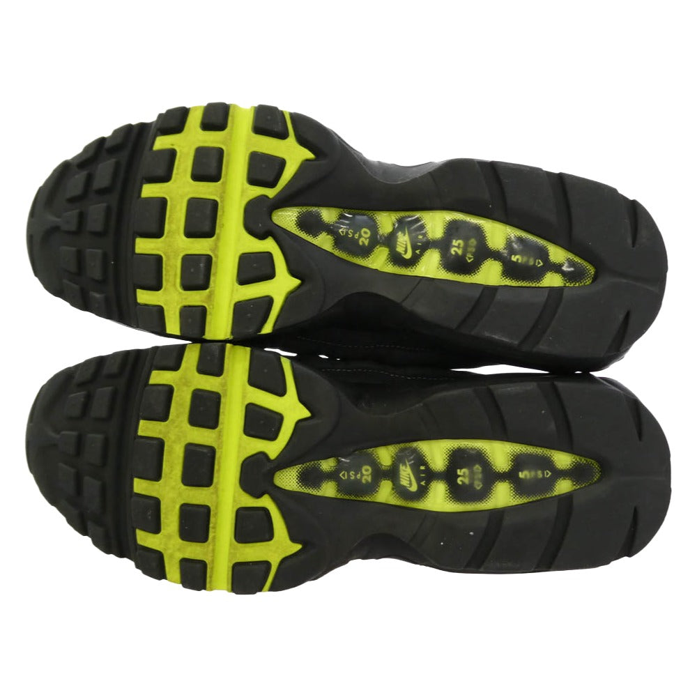 NIKE ナイキ CT1689-001 AIR MAX95 OG Neon Yellow エアマックス ネオンイエロー グレー系 28.5cm【中古】