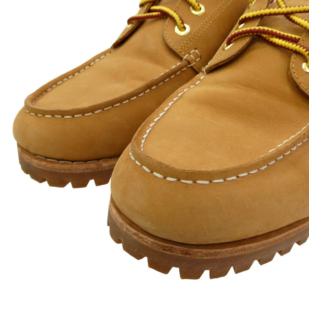 Timberland ティンバーランド AH.H andreMhoffwann 3EYE CLASSIC LUG 3ホール クラシックラグ ライトブラウン系 27cm【中古】