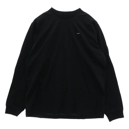 Supreme シュプリーム Small Box L/S Tee スモール ボックス ロゴ Tシャツ 長袖 ブラック ブラック系 M【美品】【中古】