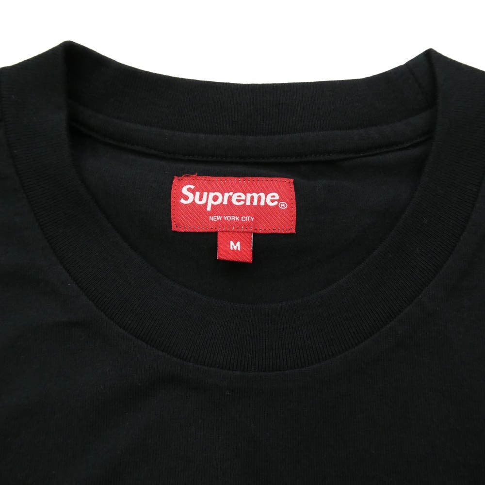 Supreme シュプリーム Small Box L/S Tee スモール ボックス ロゴ Tシャツ 長袖 ブラック ブラック系 M【美品】【中古】