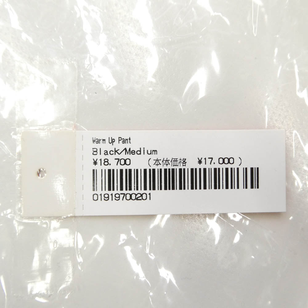 Supreme シュプリーム Warm Up Pant ウォーム アップ ナイロン パンツ ブラック ブラック系 M【新古品】【未使用】【中古】