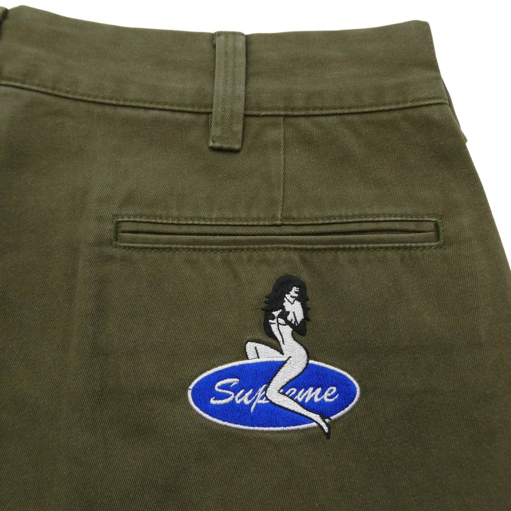 Supreme シュプリーム 25AW Chino Pant チノ パンツ カーキ系 32【極上美品】【中古】