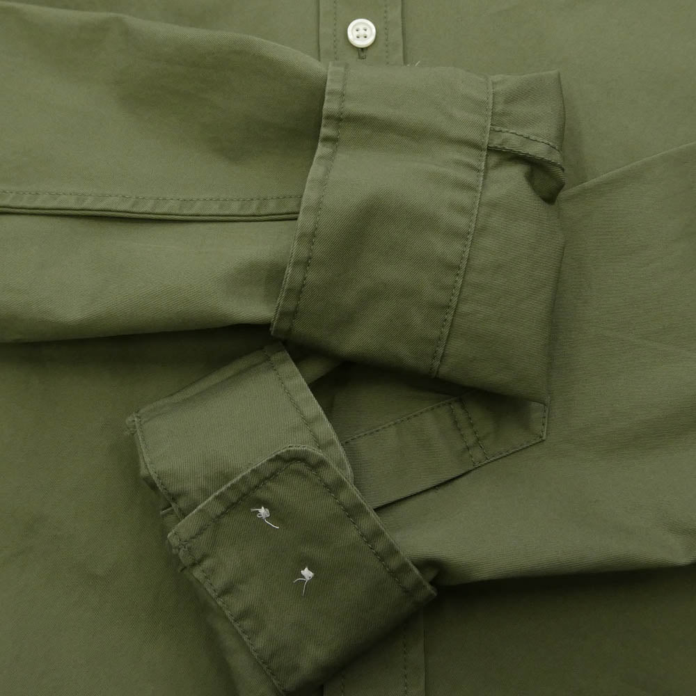 Supreme シュプリーム Small Box Shirt スモール ボックスロゴ シャツ olive オリーブ カーキ系 L【美品】【中古】