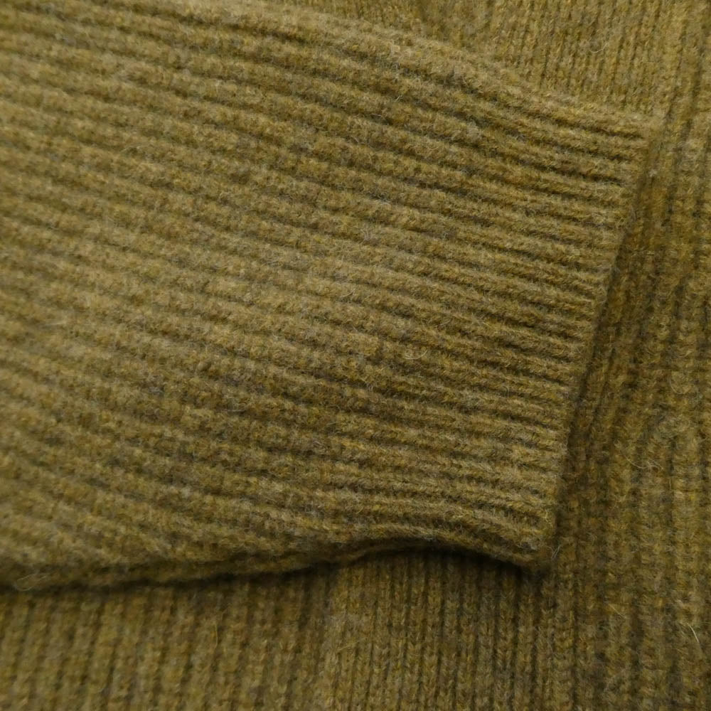 LEMAIRE ルメール 23AW CO1040 LK085 Felted Cardigan Coat オーバーサイズ フェルト カーディガン コート ブラウン系 XXS【中古】