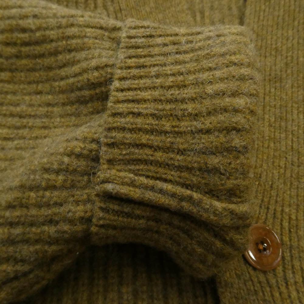 LEMAIRE ルメール 23AW CO1040 LK085 Felted Cardigan Coat オーバーサイズ フェルト カーディガン コート ブラウン系 XXS【中古】