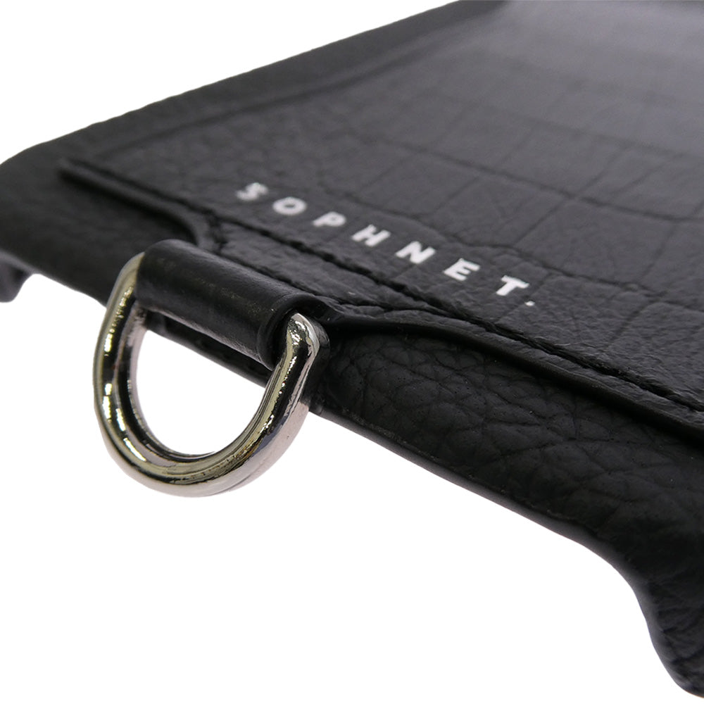SOPHNET. ソフネット × DEMIURVO デミウルーボ iphone13 スマートフォンケース スマホケース ブラック系【極上美品】【中古】
