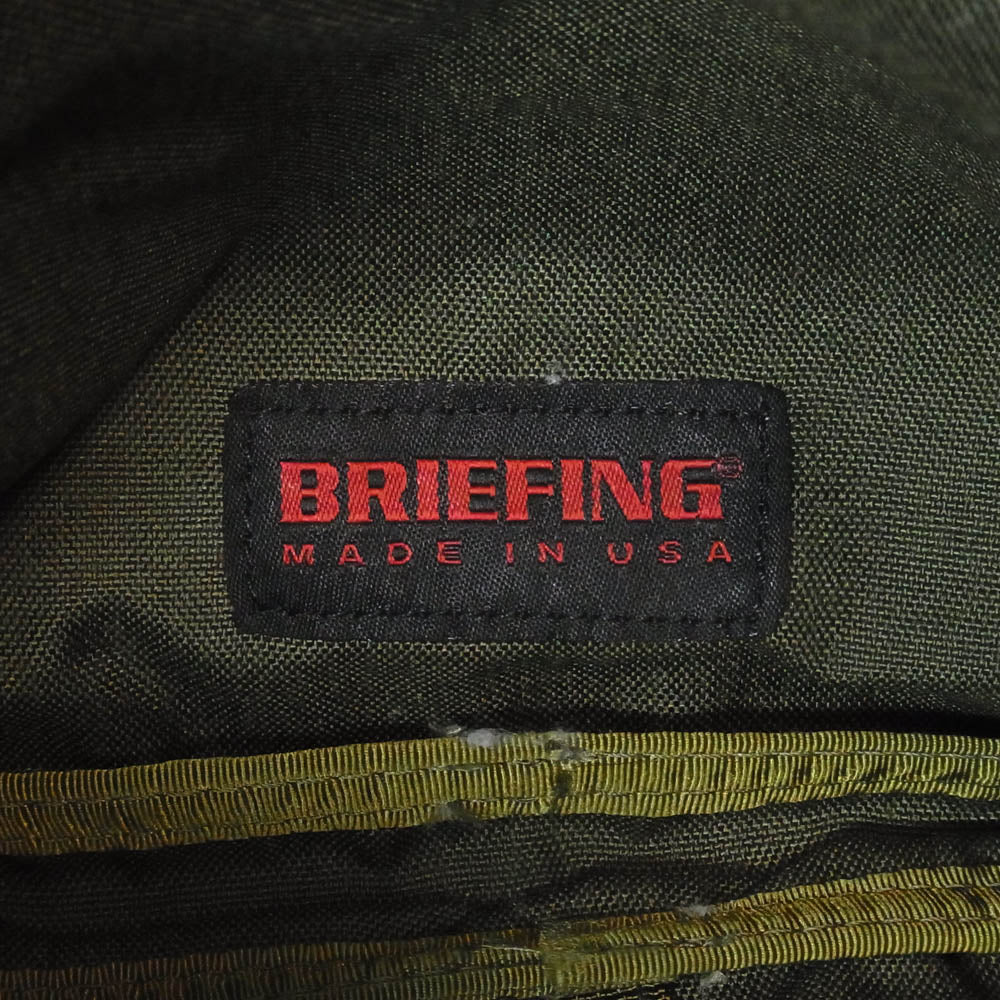 BRIEFING ブリーフィング BEAMS PLUS ビームスプラス別注 クラッチ セカンド バッグ ポーチ ブラック系【中古】