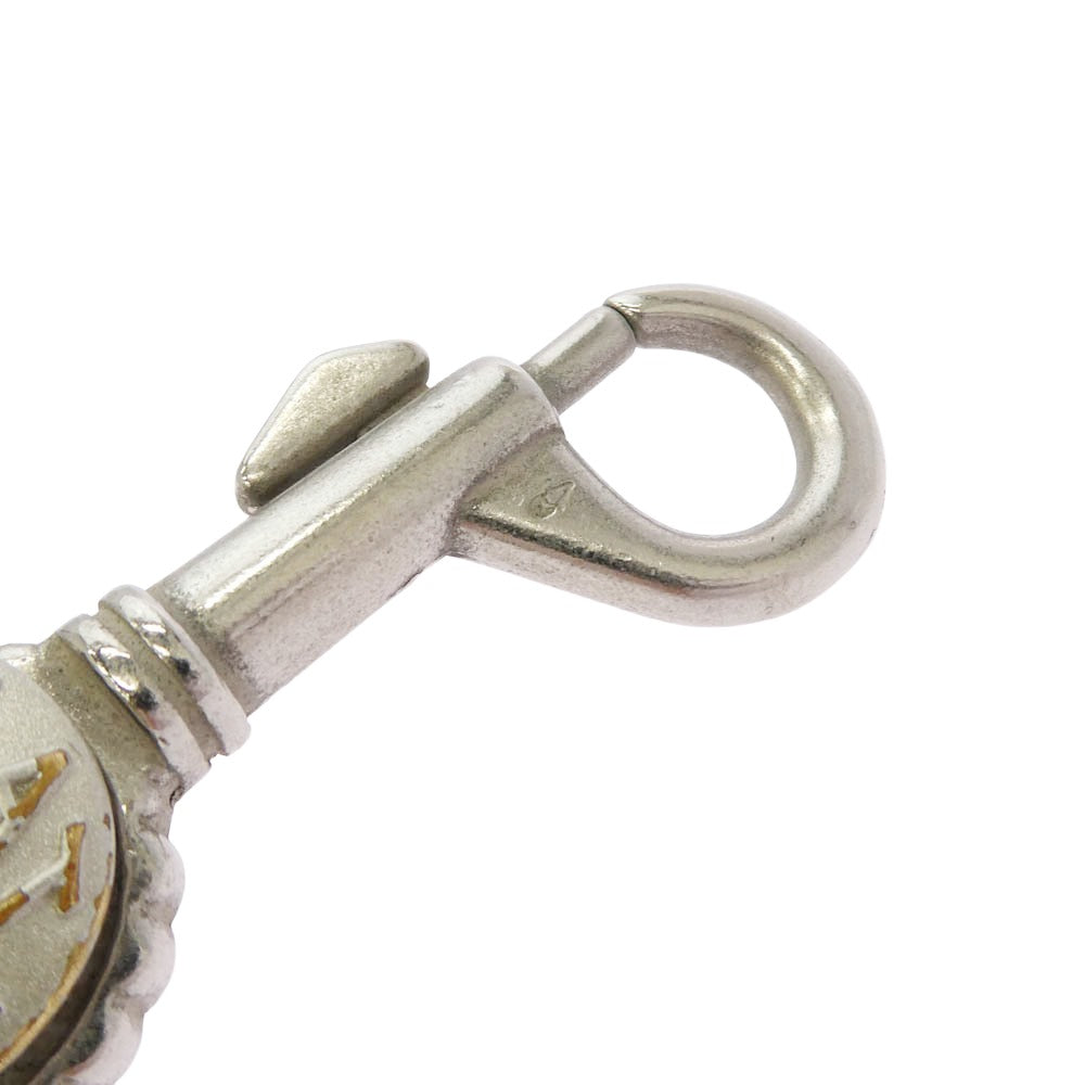 THE FLAT HEAD ザフラットヘッド FN-GKC-001 KEY CHAIN WITH IRON HORSESHOE RING 鉄製馬蹄リング付 キーチェーン シルバー系【中古】