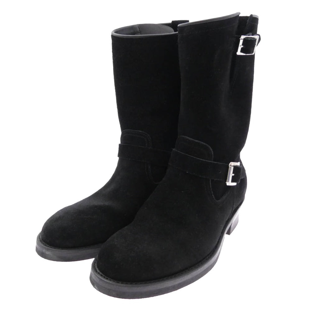 ビルトバック Lot.329 Suede Engineer Boots スエード エンジニアブーツ ブラック系 US8.5【中古】