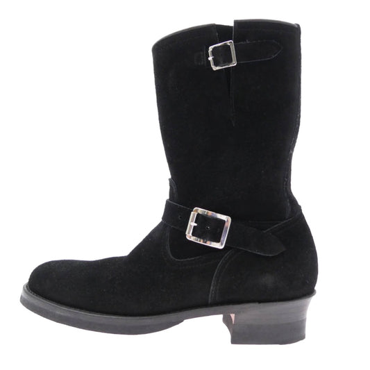 ビルトバック Lot.329 Suede Engineer Boots スエード エンジニアブーツ ブラック系 US8.5【中古】