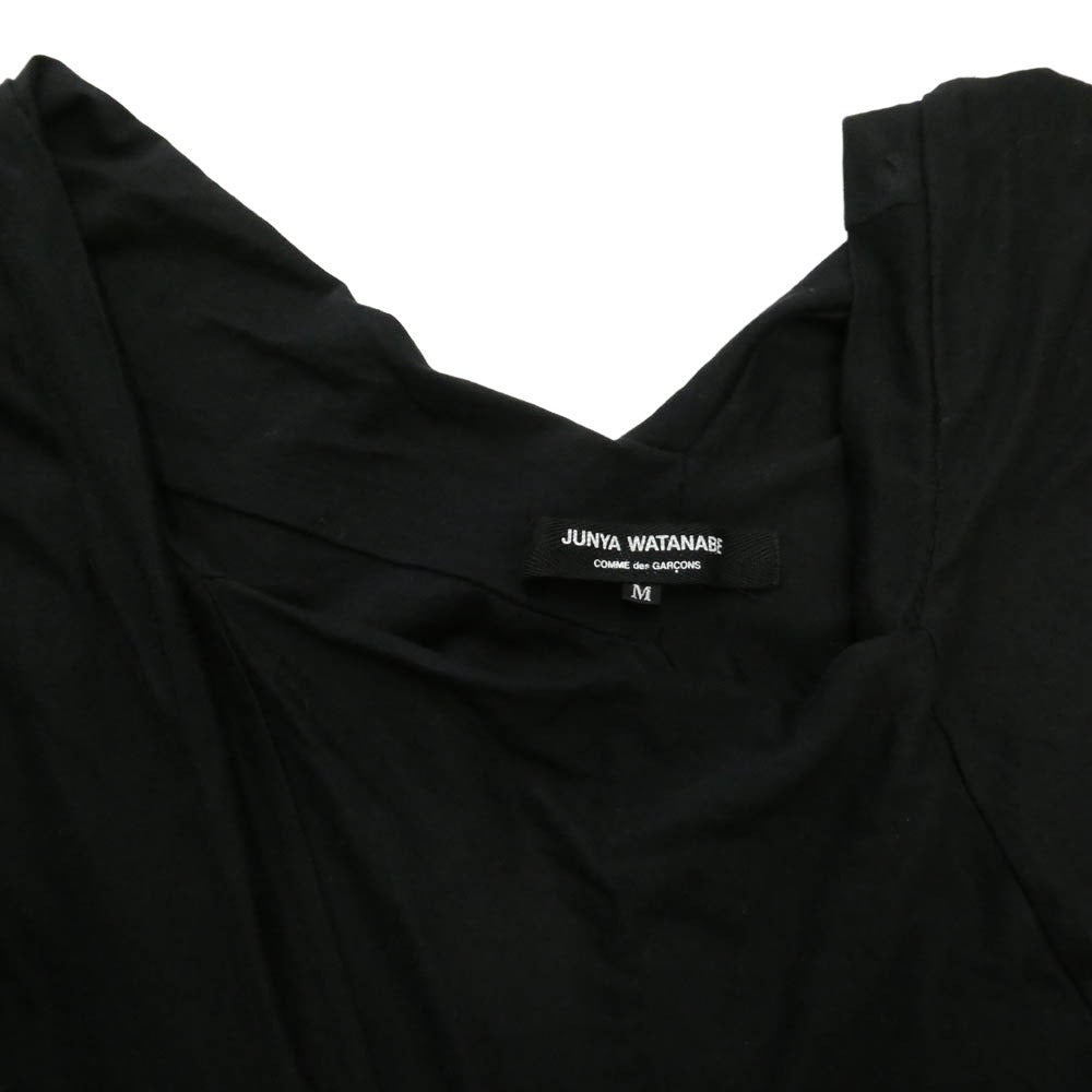 JUNYA WATANABE COMME des GARCONS ジュンヤワタナベコムデギャルソン 08SS JA-T009 AD2007 ノースリーブ 変形 カットソー ブラック系 M【中古】