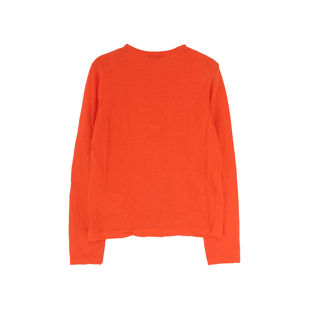 tricot COMME des GARCONS トリココムデギャルソン TH-T014 AD2002 製品染め ウール ニット カーディガン レッド系 サイズ表記無【中古】