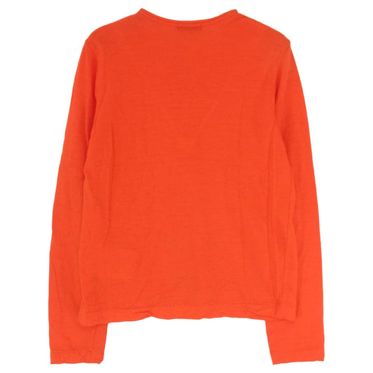 tricot COMME des GARCONS トリココムデギャルソン TH-T014 AD2002 製品染め ウール ニット カーディガン レッド系 サイズ表記無【中古】