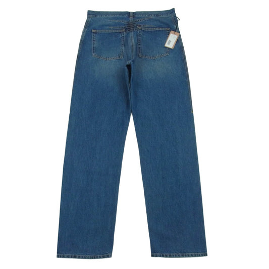 ALAIA アライア AA9P00812T441 LOVER JEANS ラバー ジーンズ DENIM BLUE デニム パンツ インディゴブルー系 42【極上美品】【中古】