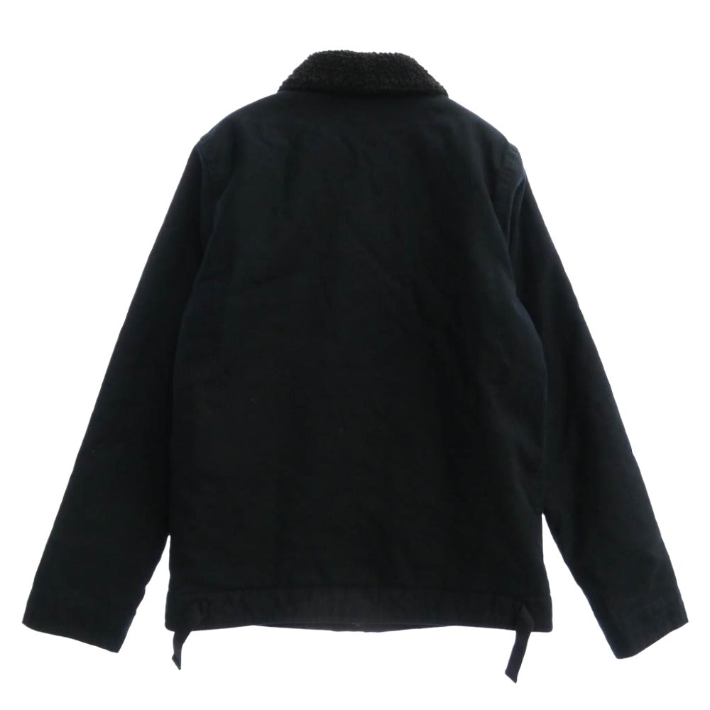 Carhartt カーハート SHEFFIELD JACKET N-1 TYPE ボア デッキジャケット ブラック系 S【中古】