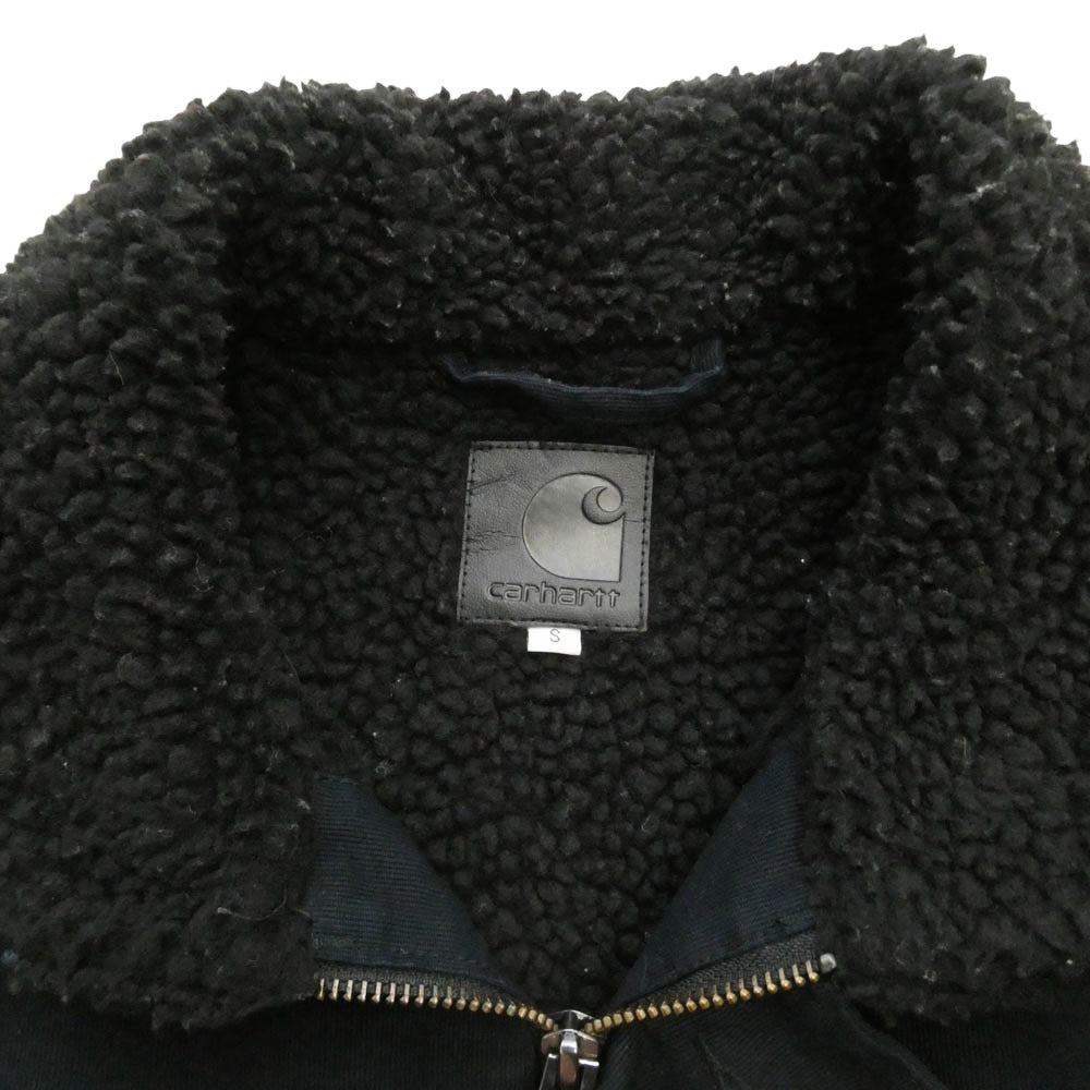 Carhartt カーハート SHEFFIELD JACKET N-1 TYPE ボア デッキジャケット ブラック系 S【中古】