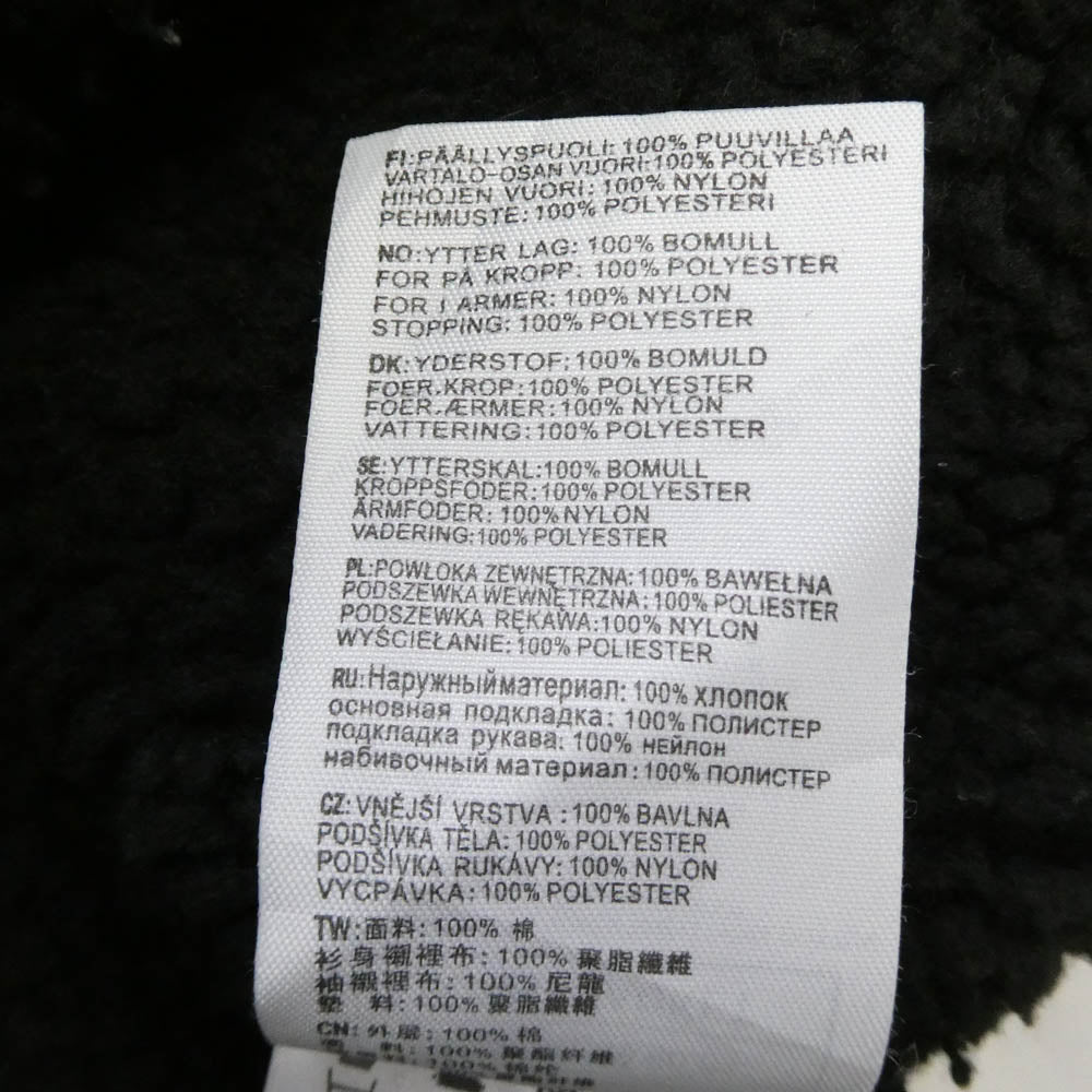Carhartt カーハート SHEFFIELD JACKET N-1 TYPE ボア デッキジャケット ブラック系 S【中古】