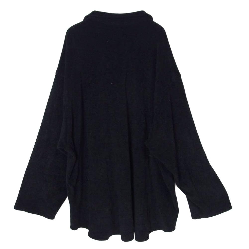 COMOLI コモリ 25SS B01-05039 パイルスキッパーシャツ ブラック系 3【中古】