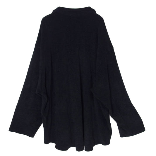 COMOLI コモリ 25SS B01-05039 パイルスキッパーシャツ ブラック系 3【中古】