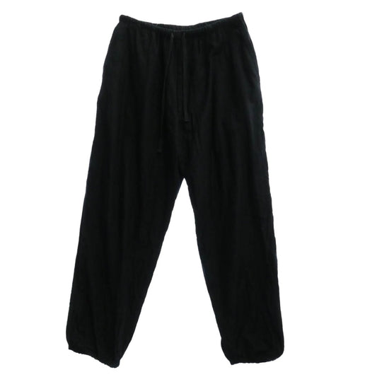 COMOLI コモリ 22AW V01-03004 シルクネルドローストリングパンツ NAVY ネイビー ブラック系 3【中古】