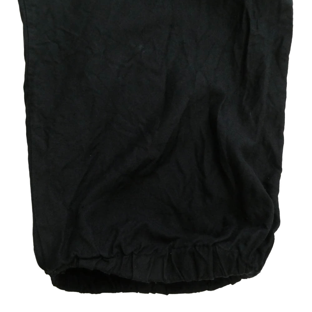COMOLI コモリ 22AW V01-03004 シルクネルドローストリングパンツ NAVY ネイビー ブラック系 3【中古】