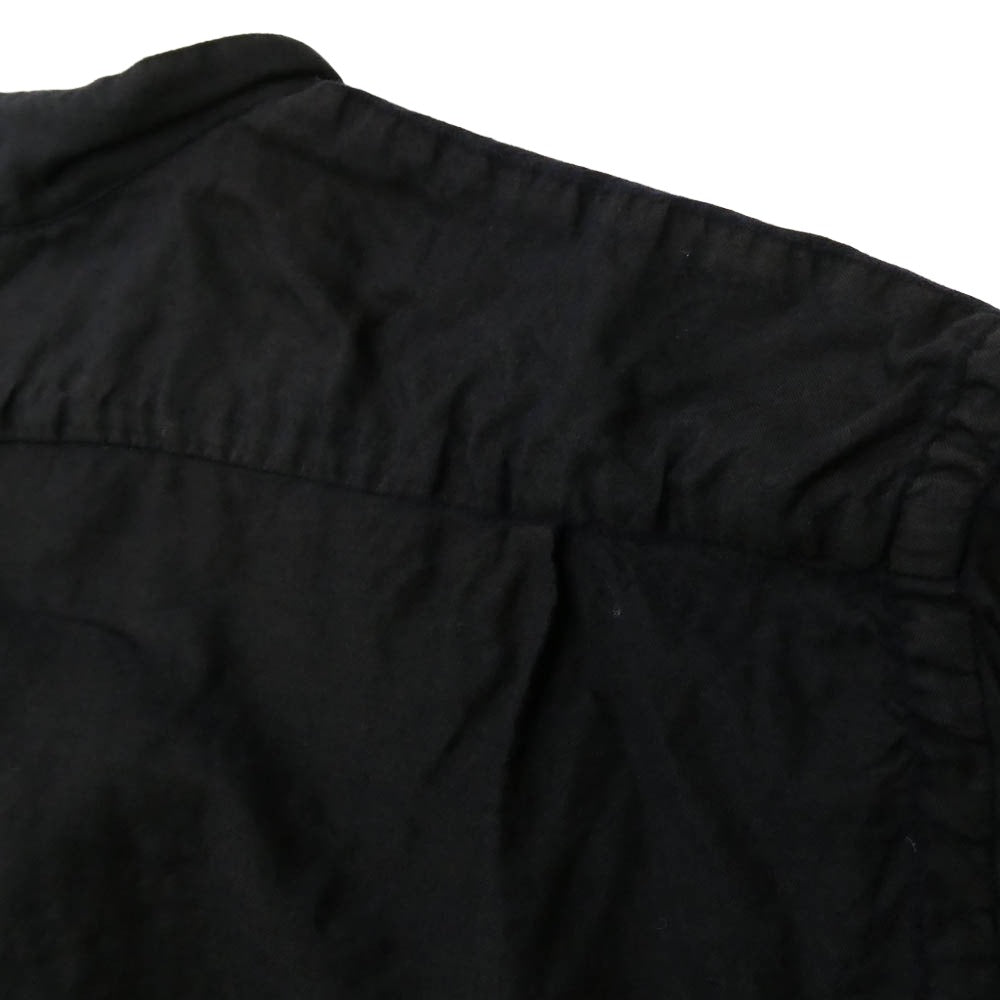 COMOLI コモリ 24SS Z01-02009 ウールシルクプルオーバーシャツ CHARCOAL チャコール ダークネイビー系 2【中古】