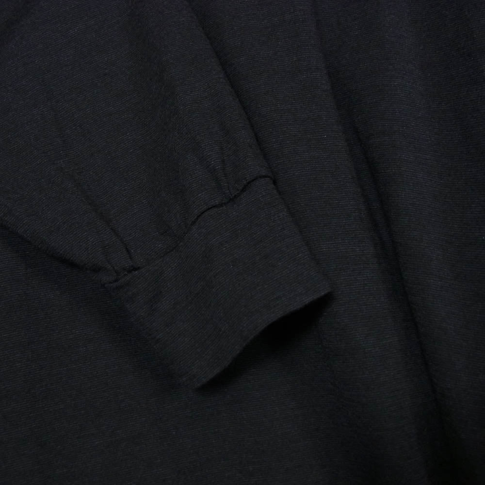 COMOLI コモリ 24AW A03-05009 ウール天竺長袖クルー チャコール 4【中古】