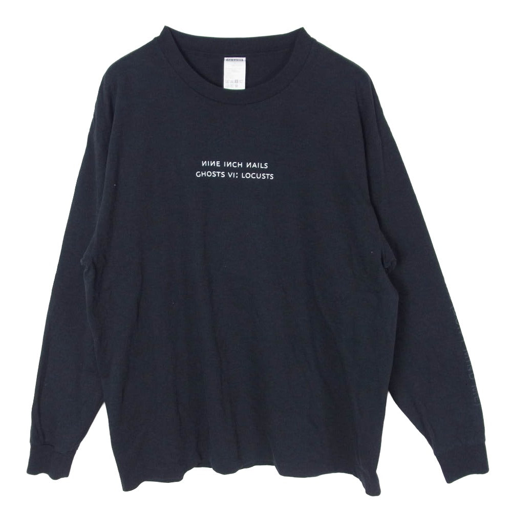 COMOLI コモリ 22AW V01-05023 Nine Inch Nails L/S T-SHIRT ナインインチネイルズ 長袖 クルーネック Tシャツ ブラック系 3【中古】