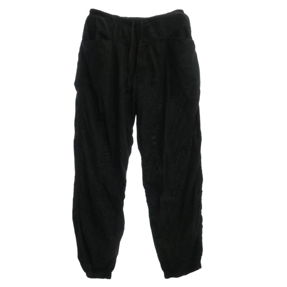 COMOLI コモリ 22AW W03-05022 ウールフェルトパンツ CHARCOAL