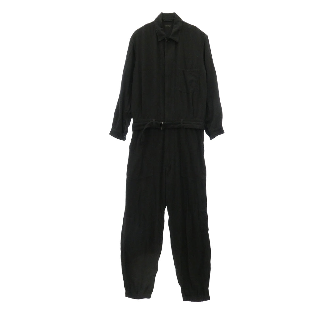 COMOLI コモリ 25SS B01-01004 シルクネップ オールインワン ブラック系 3【中古】