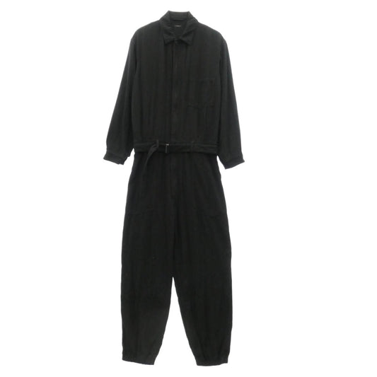 COMOLI コモリ 25SS B01-01004 シルクネップ オールインワン ブラック系 3【中古】
