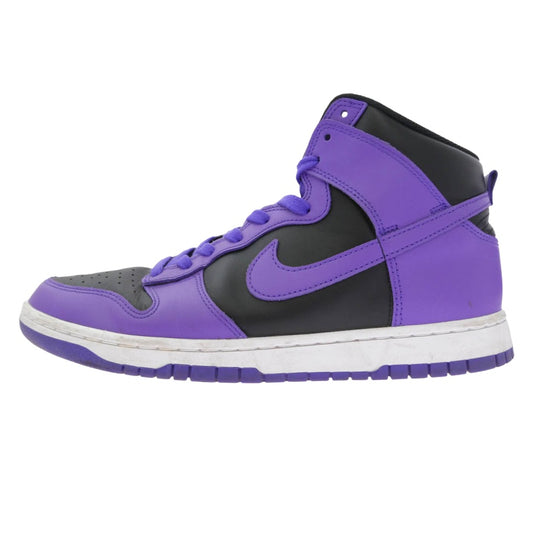 NIKE ナイキ DV0829-500 Dunk High Psychic Purple ダンク ハイ サイキック パープル ハイカット スニーカー ブラック系 パープル系 28cm【中古】