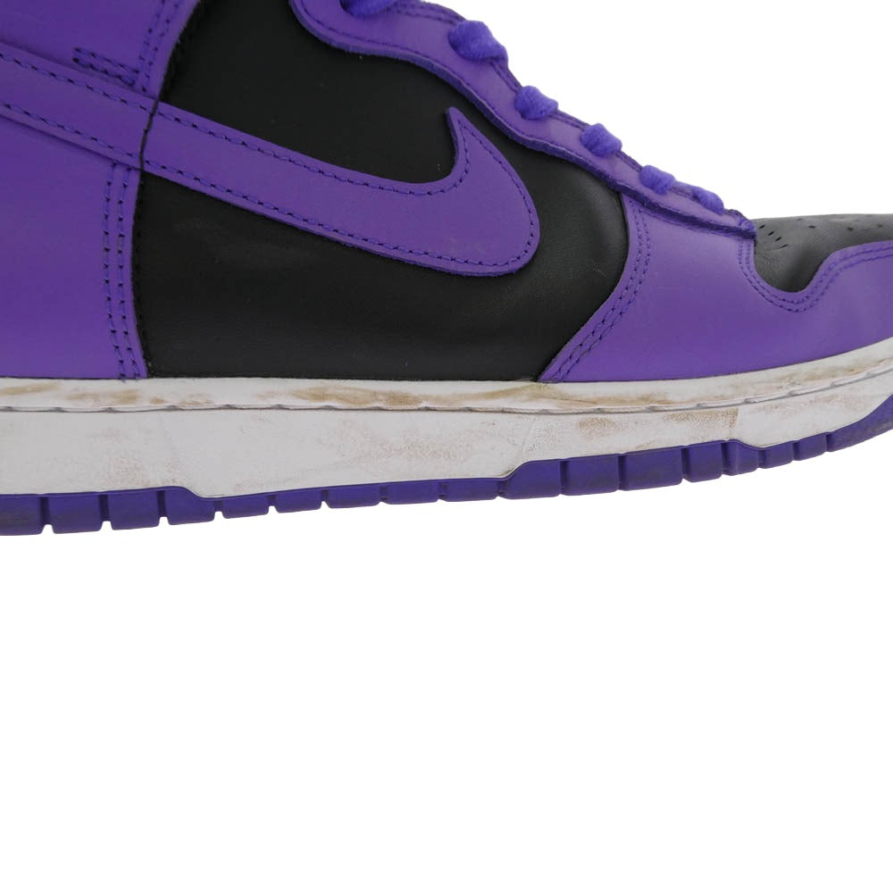NIKE ナイキ DV0829-500 Dunk High Psychic Purple ダンク ハイ サイキック パープル ハイカット スニーカー ブラック系 パープル系 28cm【中古】