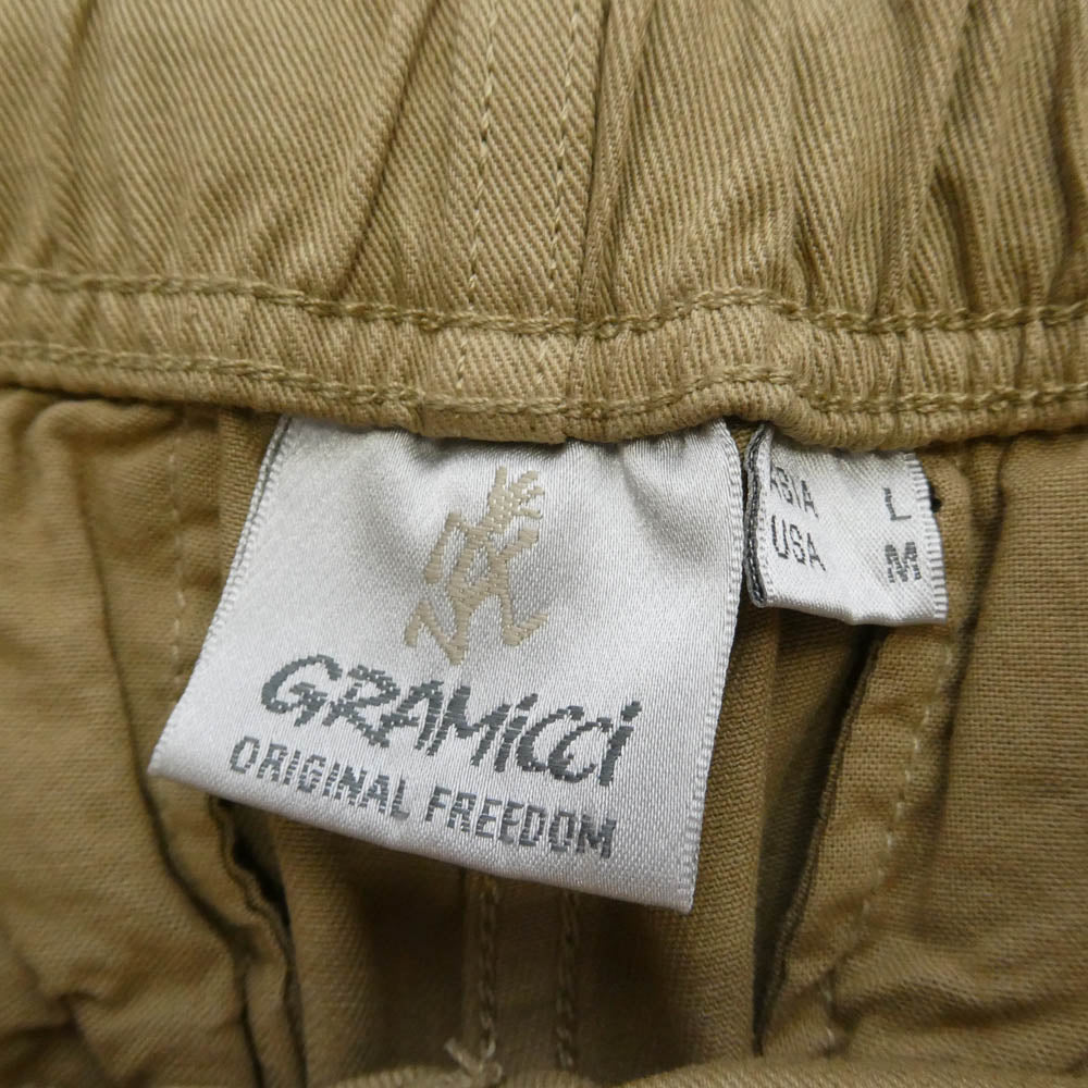 Gramicci グラミチ G103-OGT LOOSE TAPERED PANT ルーズテーパード クライミングパンツ ベージュ系 L【中古】