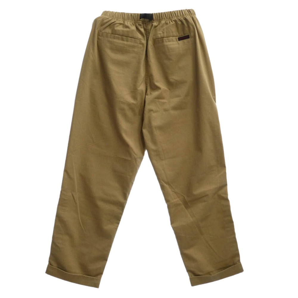 Gramicci グラミチ 25SS GMP4-SJP10 日本限定 T/C TWILL TUCK TAPERD PANT T/C ツイル タック テーパード クライミングパンツ ベージュ系 M【中古】