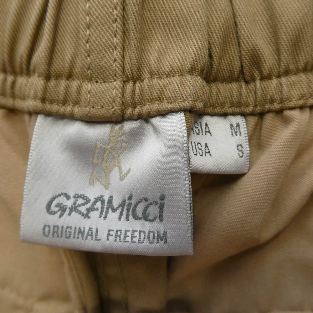 Gramicci グラミチ 25SS GMP4-SJP10 日本限定 T/C TWILL TUCK TAPERD PANT T/C ツイル タック テーパード クライミングパンツ ベージュ系 M【中古】