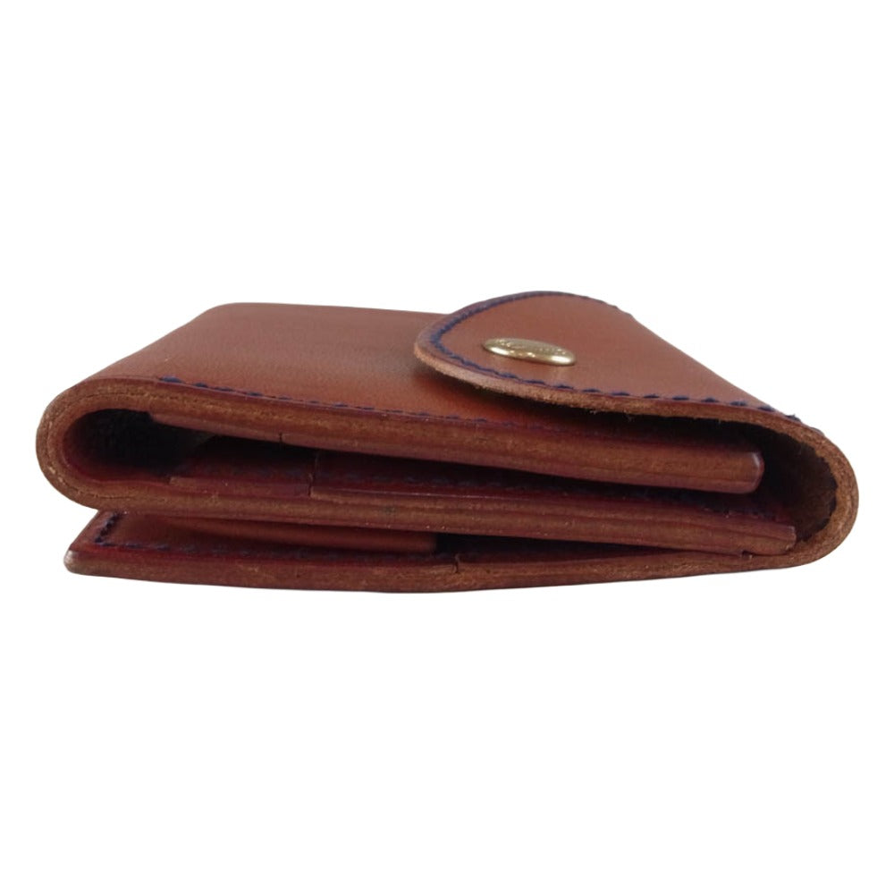 アーツアンドクラフツ ELBAMATT ACC TRIFOLD WALLET トライフォールドウォレット ヴァケッタレザー 財布 ブラウン系【美品】【中古】