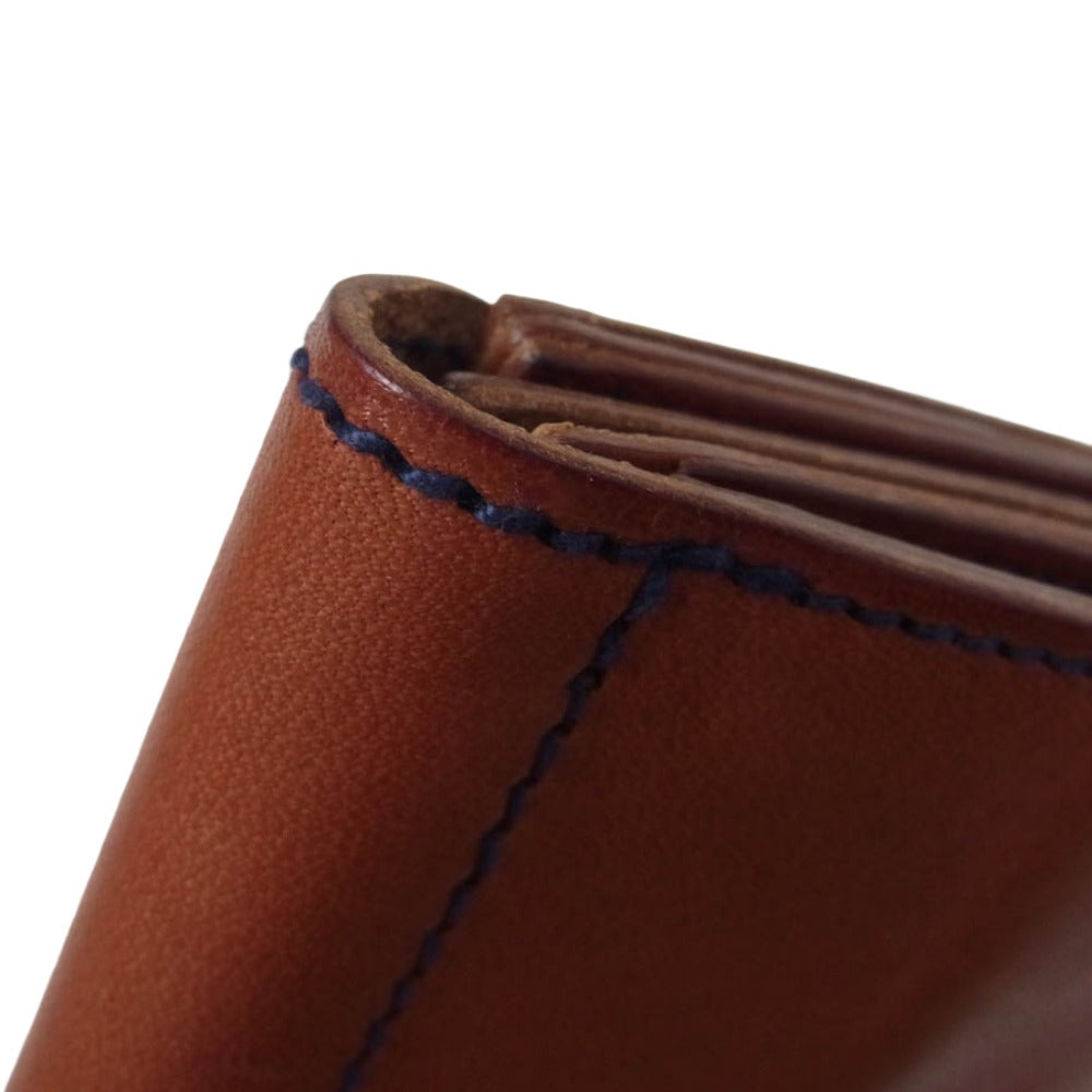 アーツアンドクラフツ ELBAMATT ACC TRIFOLD WALLET トライフォールドウォレット ヴァケッタレザー 財布 ブラウン系【美品】【中古】