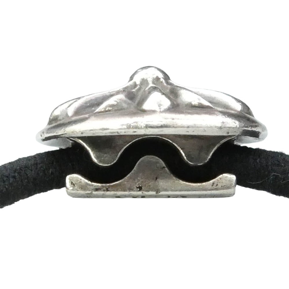 CHROME HEARTS クロムハーツ（原本無） HAIRBAND クロスボール ボタン ヘアゴム コンチョ シルバー系【中古】