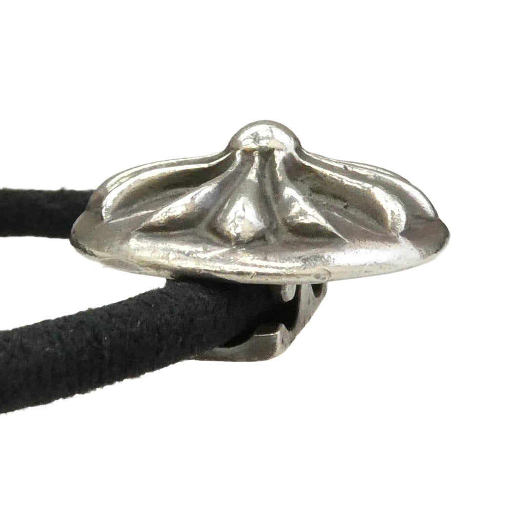 CHROME HEARTS クロムハーツ（原本無） HAIRBAND クロスボール ボタン ヘアゴム コンチョ シルバー系【中古】