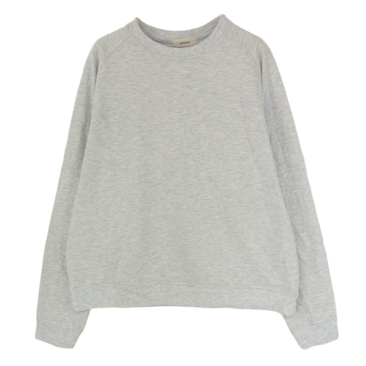 ALVANA アルヴァナ フェイド天竺ラグラン長袖 ロングスリーブ Tシャツ グレー系 3【中古】
