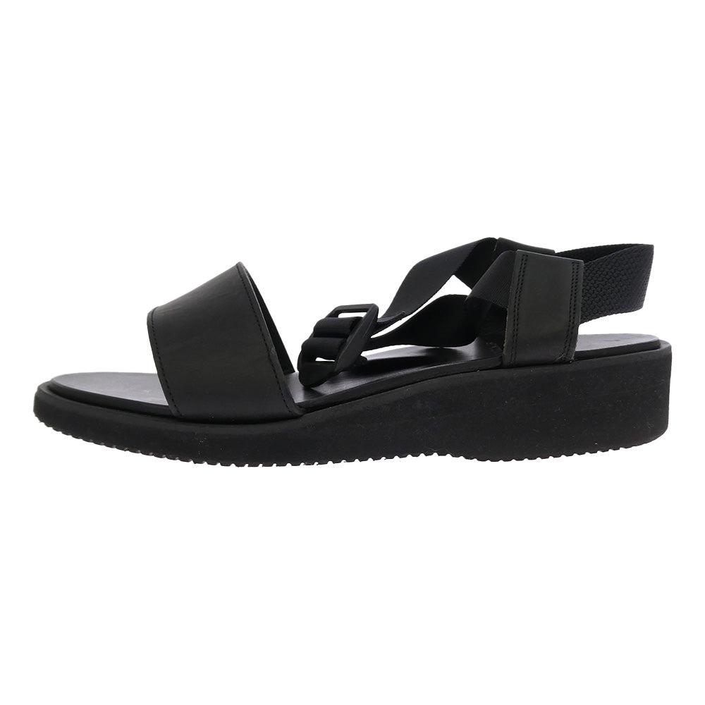 フットワークス LEATHER SANDAL スムースレザー サンダル ブラック系 25【中古】