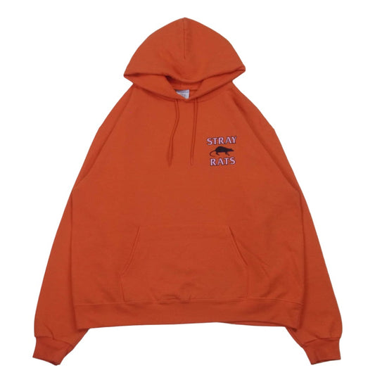 ストレイラッツ Champion ボディ プルオーバー フーディー パーカー オレンジ系 XL【中古】