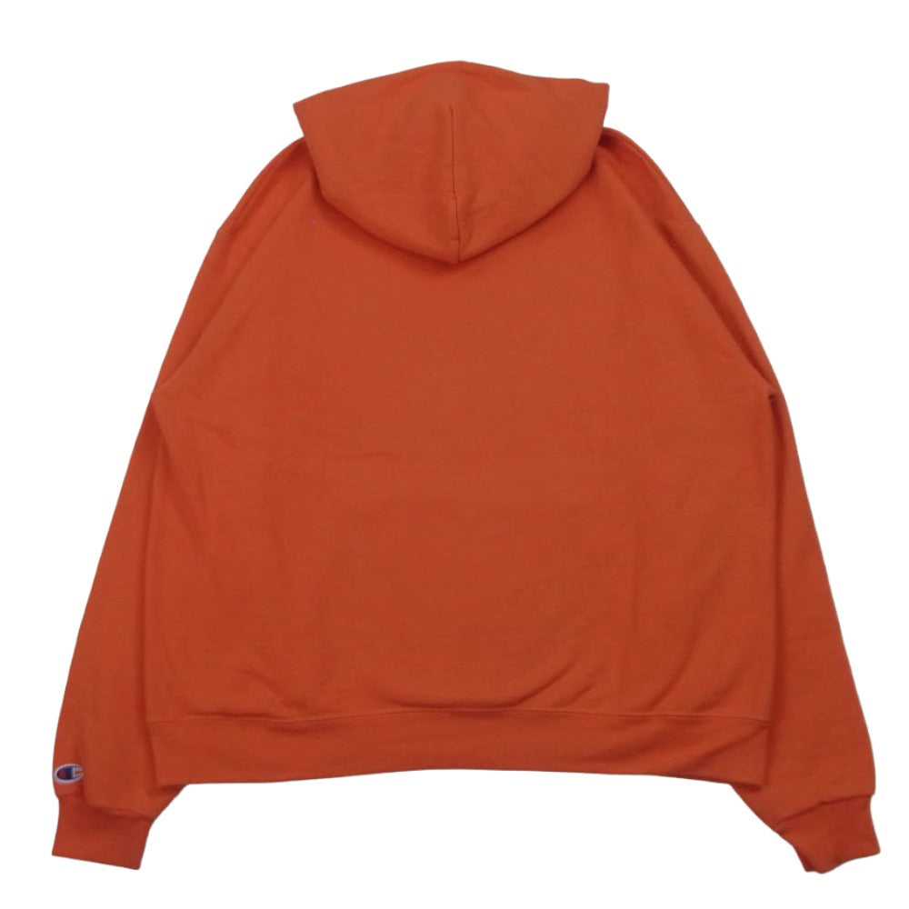 ストレイラッツ Champion ボディ プルオーバー フーディー パーカー オレンジ系 XL【中古】